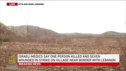 Hezbollah says it fired a missile from Lebanon at a military target near Shtula in northern Israel News Clip