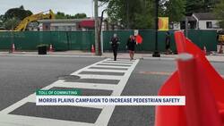 Toll of Commuting: Morris Plains crosswalk flags provide safety for those commuting on foot News Clip