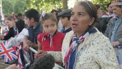 Platinum Jubilee - crowds excited for the Royal festivities News Clip