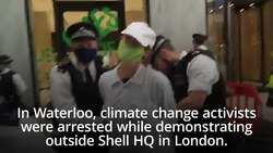 Extinction Rebellion families hold protest outside Bank of England News Clip