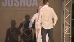 Omar Dusary & Zuhayr Al Qahtani wiegh in for Ruiz Vs Joshua 2 part 1 News Clip