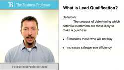 Marketing - What is Lead Qualification Instructional Video