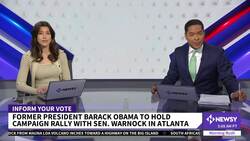 Obama Heads To Georgia As Warnock Seeks Big Early Vote Advantage News Clip