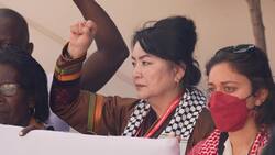 Cop28: Protesters call for ceasefire from Palestine News Clip