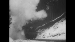 Russia, 1950s: water runs into damn Stock Footage