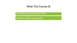 Getting Started with Scrum - Welcome and About This Course Instructional Video