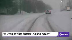 Winter Storm Pummels U.S. East Coast News Clip