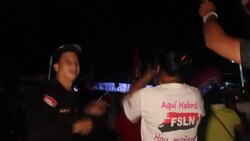 CLEAN : Nicaragua: Ortega supporters celebrate ahead of election results News Clip