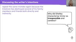 A written analysis of 'Frankenstein' Instructional Video