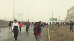 Peru's union members protest new labor rules News Clip