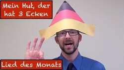 Mein Hut, der hat 3 Ecken - Lied - Deutsch lernen Instructional Video