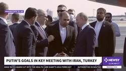Putin Heads To Tehran To Meet With Leaders Of Iran, Turkey News Clip