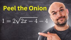 Solve the Square Root equation Instructional Video
