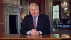 Boris Johnson address to the nation announcing updates on UK lockdown News Clip