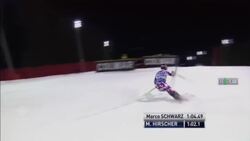 Skier narrowly escapes drone crashing into hill News Clip