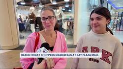 Black Friday shoppers grab deals at Bay Plaza Mall News Clip