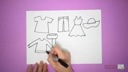 Arts and Crafts: How to Draw Different Types of Clothes Instructional Video