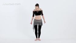 How to Do Hip Lifts & Basic Shimmy in Belly Dancing Instructional Video