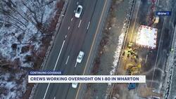 I-80 in Wharton remains closed for testing after recent sinkholes News Clip