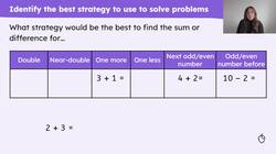 Use known addition and subtraction facts within 10 to solve problems Instructional Video