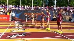 New Zealand's Zoe Hobbs wins women's 100m race in Turku News Clip