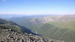 View from the top of the mountain. Stock Footage