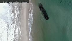 #TheMoment a mysterious shipwreck appeared on the Newfoundland coast News Clip