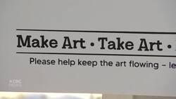 Miniature art gallery encourages creativity News Clip