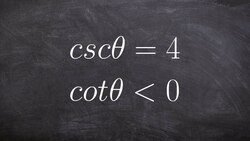 Given an angle and constraint find the six trig functions of the angle Instructional Video