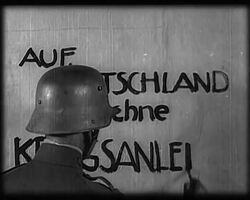 One of the first German propaganda films, promoting war bonds, WWI Stock Footage