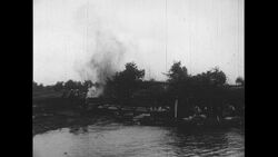 United States, 1950s: Close up of Dwight Eisenhower with officers Stock Footage