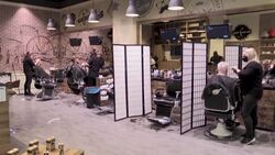 CLEAN : Czech hairdressers reopen after months of Covid shutdown News Clip