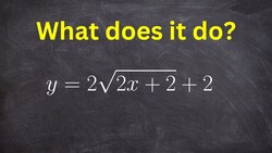 What is the 2 really doing to the graph Instructional Video