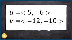 How to tell if the two vectors are parallel, orthogonal or neither Instructional Video