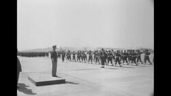 US General Dwight Eisenhower, Supreme Commander of Allied Forces in Europe, visits Athens, Greece, and reviews Greek military News Clip