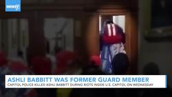 Rioter Killed By Capitol Police Was Former D.C. National Guard Member News Clip