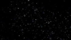 Motion performed by small particles. Stock Footage