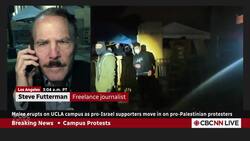 Supporters of Israel clash with pro-Palestinian protesters at UCLA News Clip