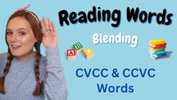 Learn to Read - CVCC and CCVC Words - Blending Practice Instructional Video