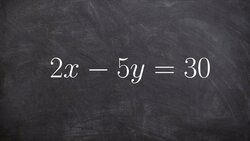 Solve an equation for y when given an x and a y Instructional Video
