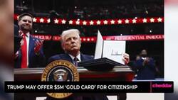 Trump May Offer $5M ‘Gold Card’ for Citizenship News Clip