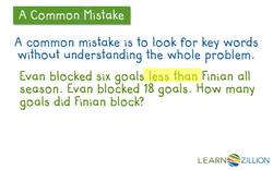 Solving Subtraction Word Problems: Identifying Key Phrases Instructional Video