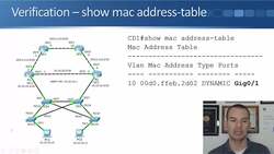 Cisco CCNA 200-301: The Complete Guide to Getting Certified - Verification - show mac address-table Instructional Video
