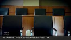 Trump jury selected as man sets himself on fire outside News Clip