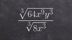 Learn how to divide two radical expressions together with variables and numbers Instructional Video