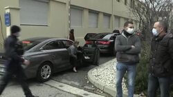 CLEAN : Labour Minister arrives at French Job Centre after gunman kills two people News Clip