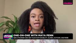 'Sustainability Has to Become the New Standard,' Says Gen Z CEO of Sustainable Fashion Brand Maya's Ideas News Clip