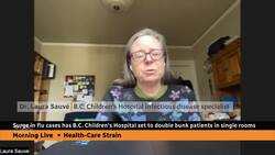 Flu surge has B.C. kids' hospital double-bunking patients News Clip