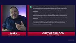 ChatGPT Foundations:  Wrapping Up Instructional Video