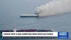 Cargo ship carrying 3,000 vehicles sinks off the coast of Alaska News Clip